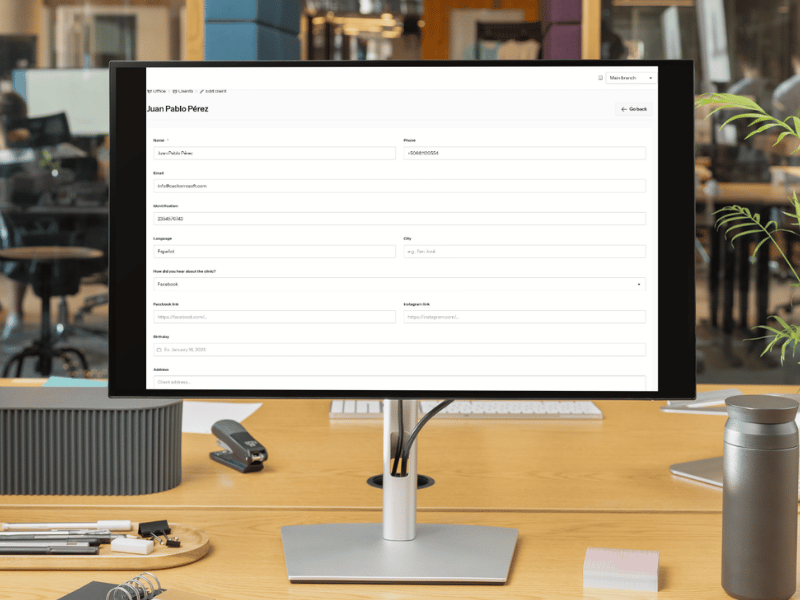 Modulo de Gestión de clientes