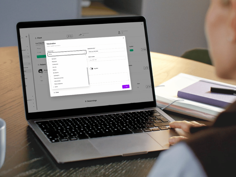 Modulo de Gestión de empleados en veterinaria