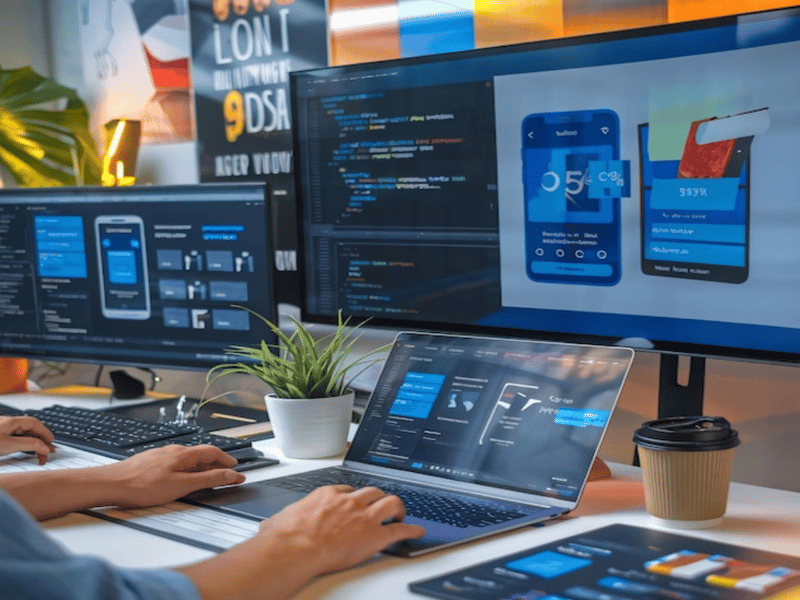 Web Design Mockup para veterinarias